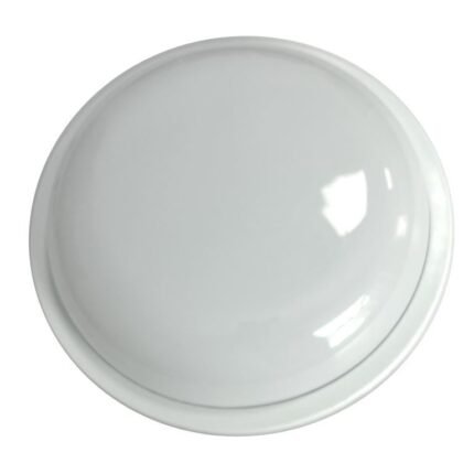 24W Round Bulkhead-White