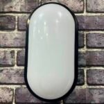 24W Oval Bulkhead-Black
