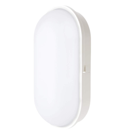 24W Oval Bulkhead-White